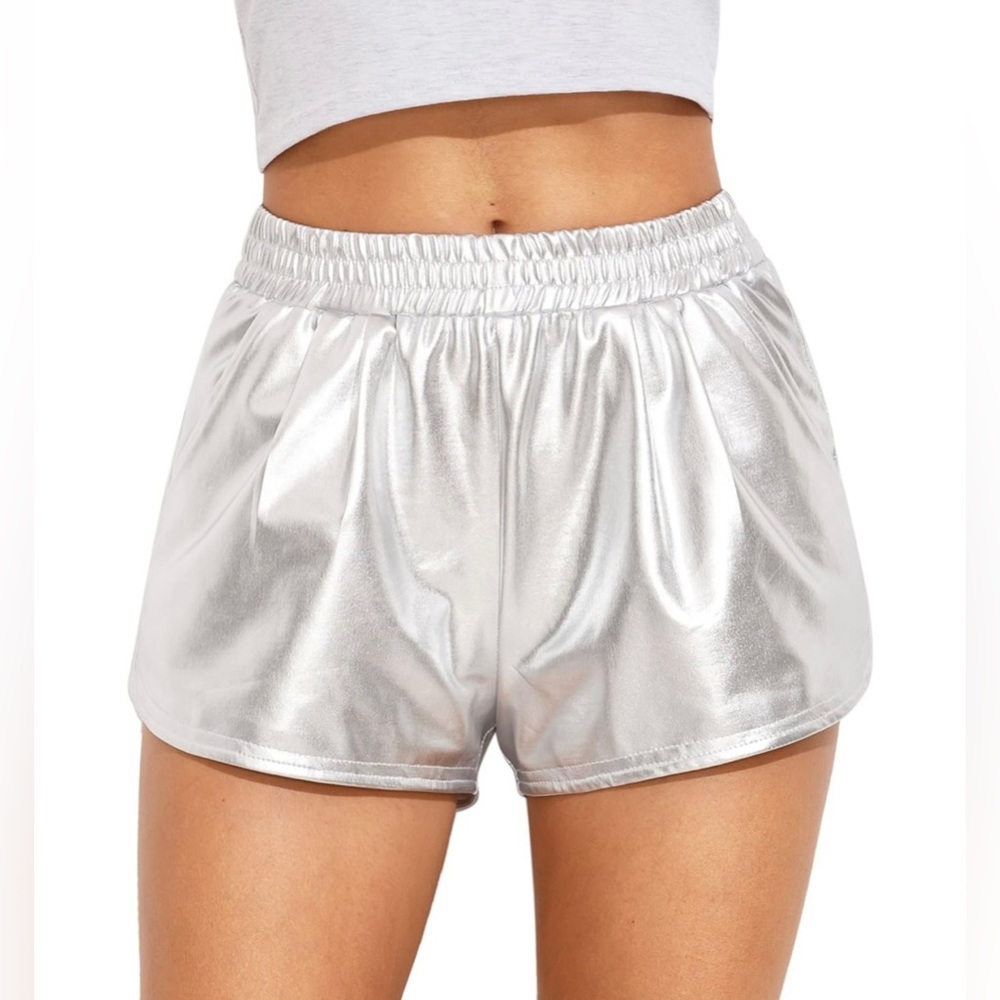 Women’s Metallic Shorts